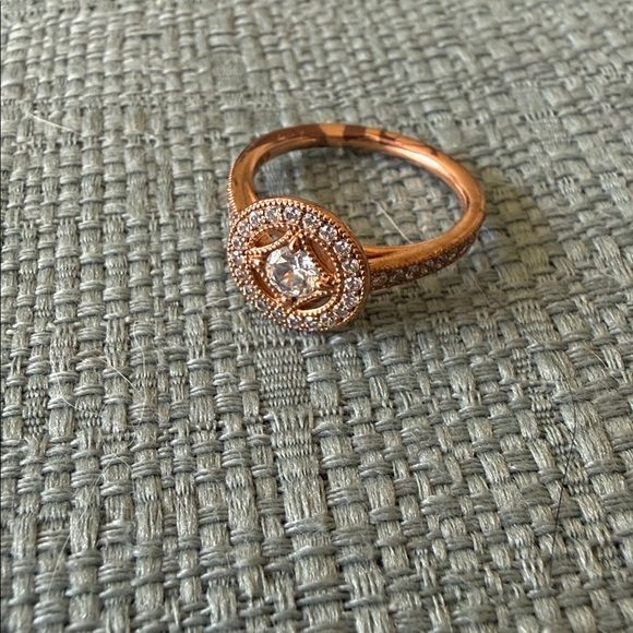 Pandora Rose Gold Ring and Stud Earrings set - Picture 7 of 9